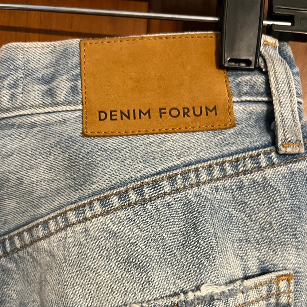 Denim Forum Jeans The Joni High Rise Loose 29L Women’s Sz 24 Organic Cotton - Picture 7 of 11